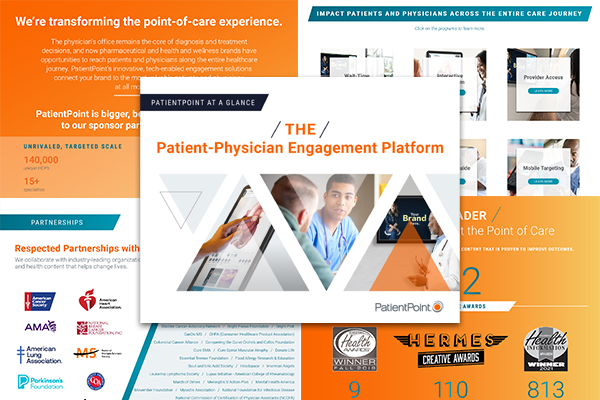 Cover image of PatientPoint at a Glance PDF