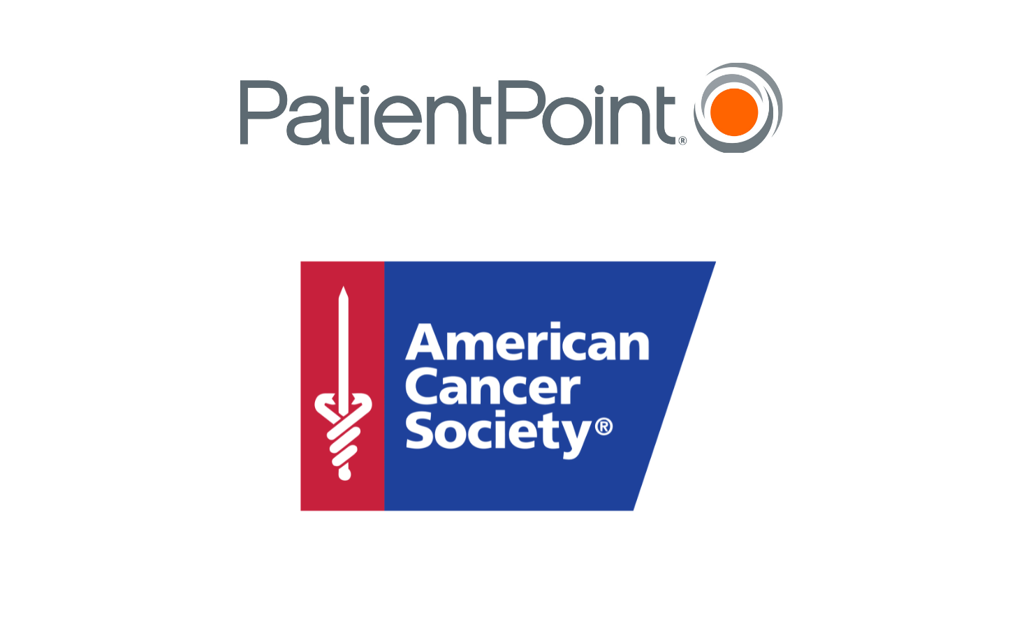 PatientPoint and American Cancer Society logos